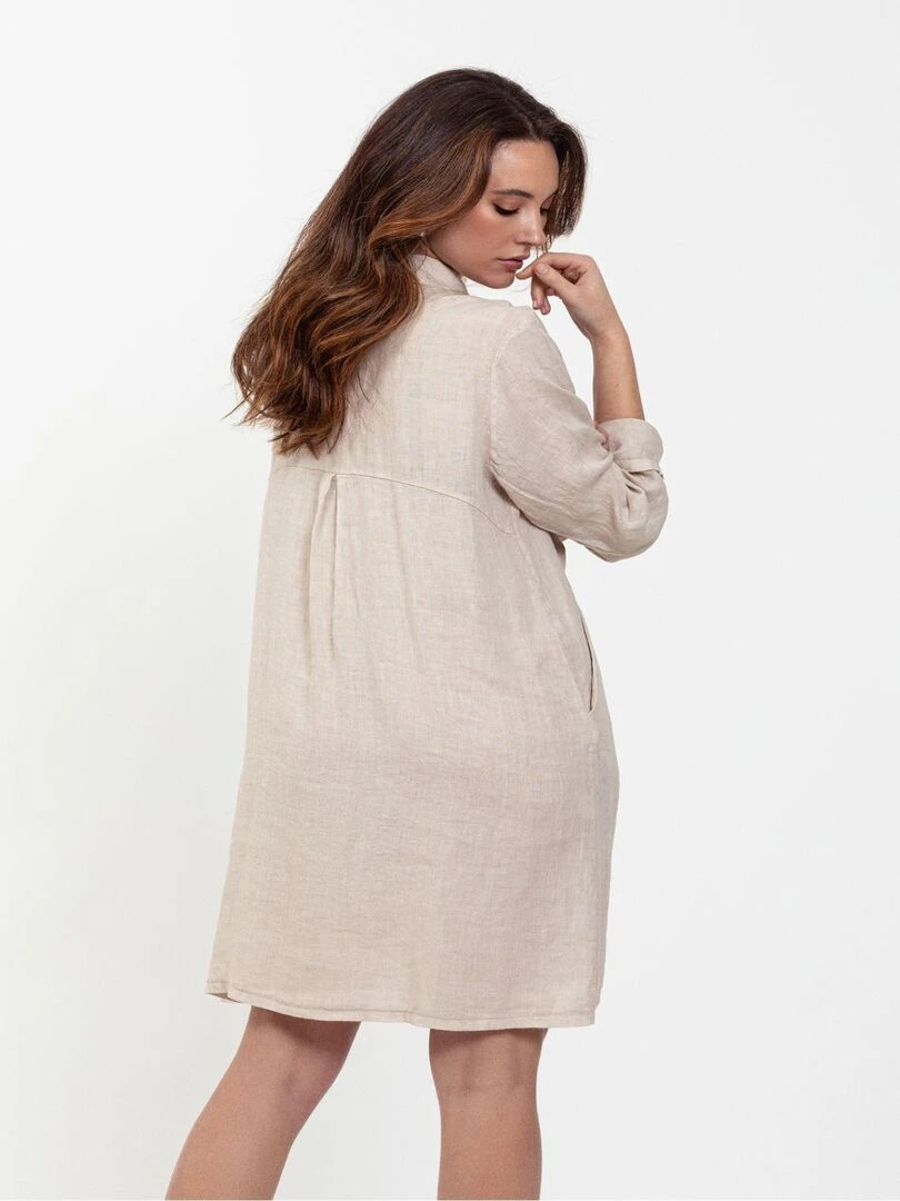 Robe chemise IRIS Gérard Pasquier Beige