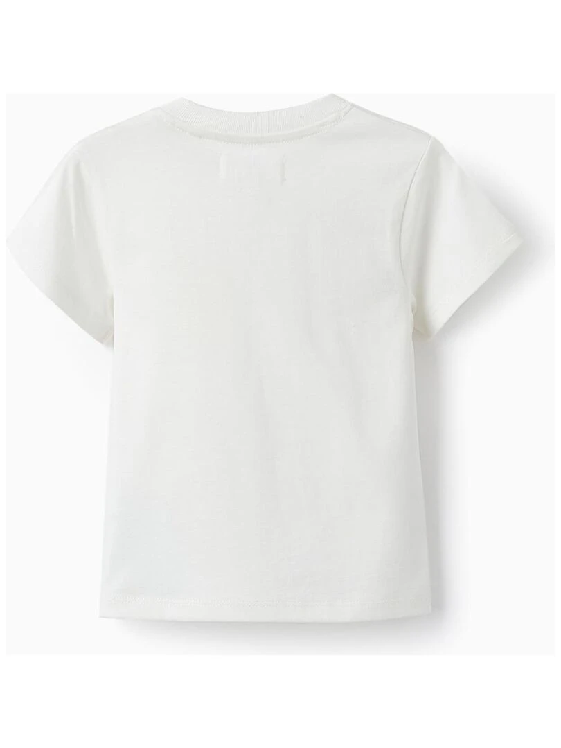 T shirt en coton avec poche pour bébé garçon manches courtes CÉRÉMONIE Jaune foncé