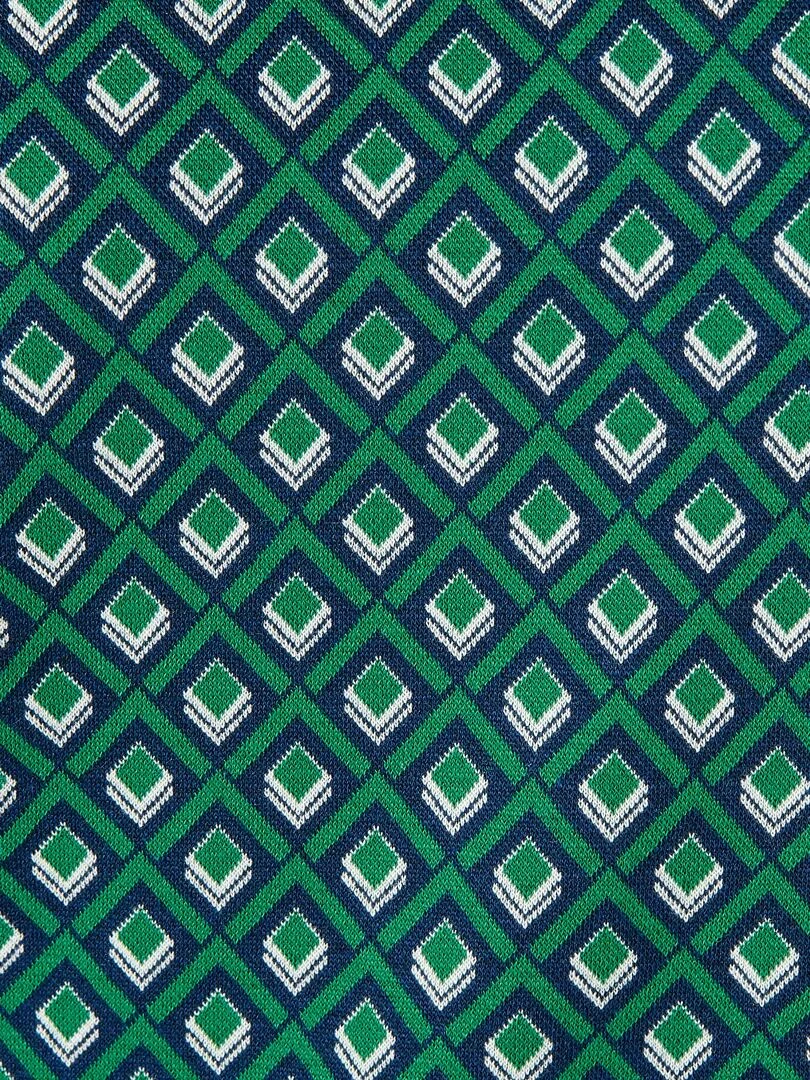 Tee shirt maille jacquard manches 3/4   Damart   Vert