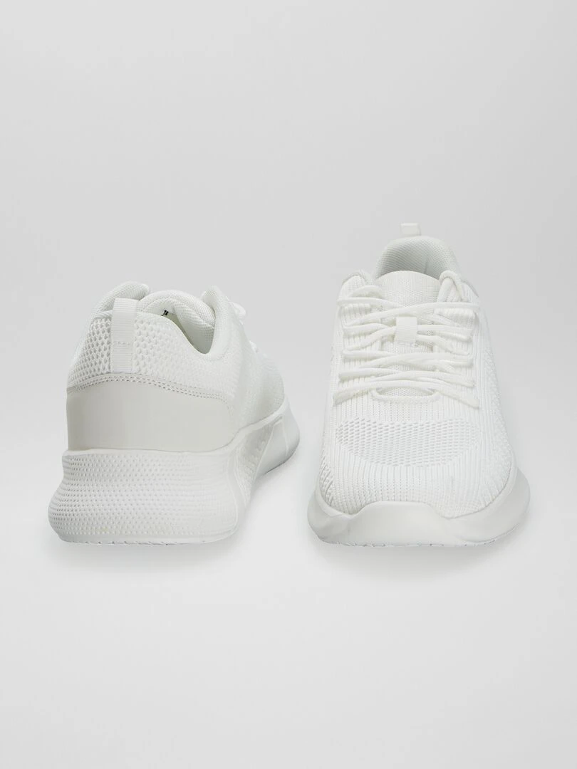 Baskets en mesh esprit running   Blanc