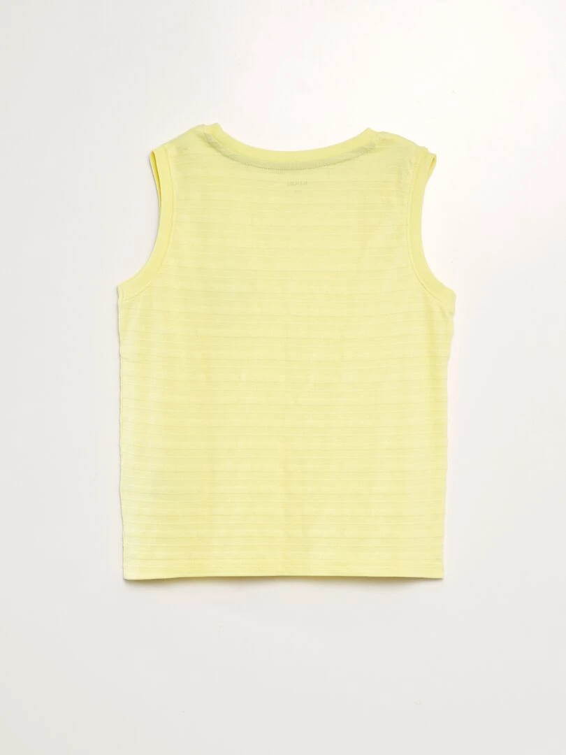 Débardeur imprimé   Jaune