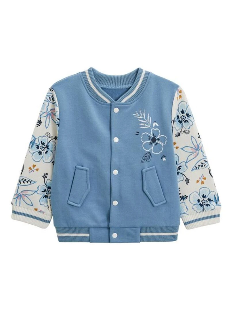 Veste teddy enfant Hélénie Bleu