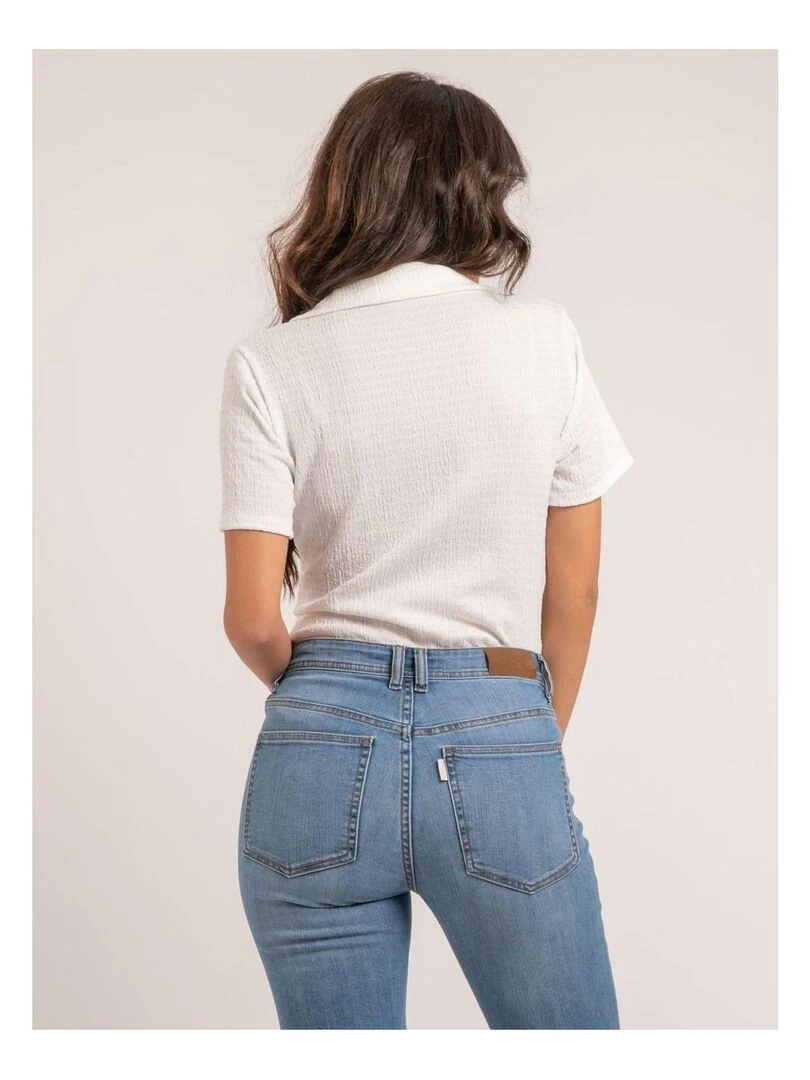 Chemise manches courtes ORLA Blanc