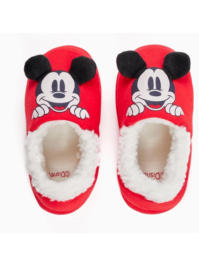 Chaussons pour garçon 'Mickey' MICKEY Rouge