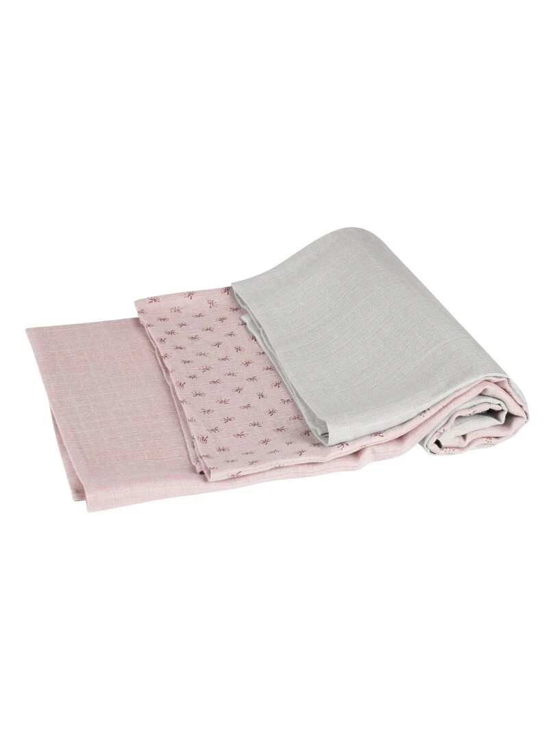 ROBA Set de couches bio de 3 pièces "Lil Planet" – rose Rose