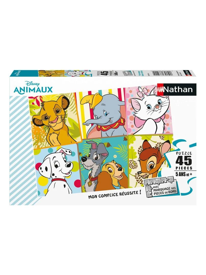 Puzzle 45 pièces : Animaux Disney : Mes animaux Disney préférés N/A