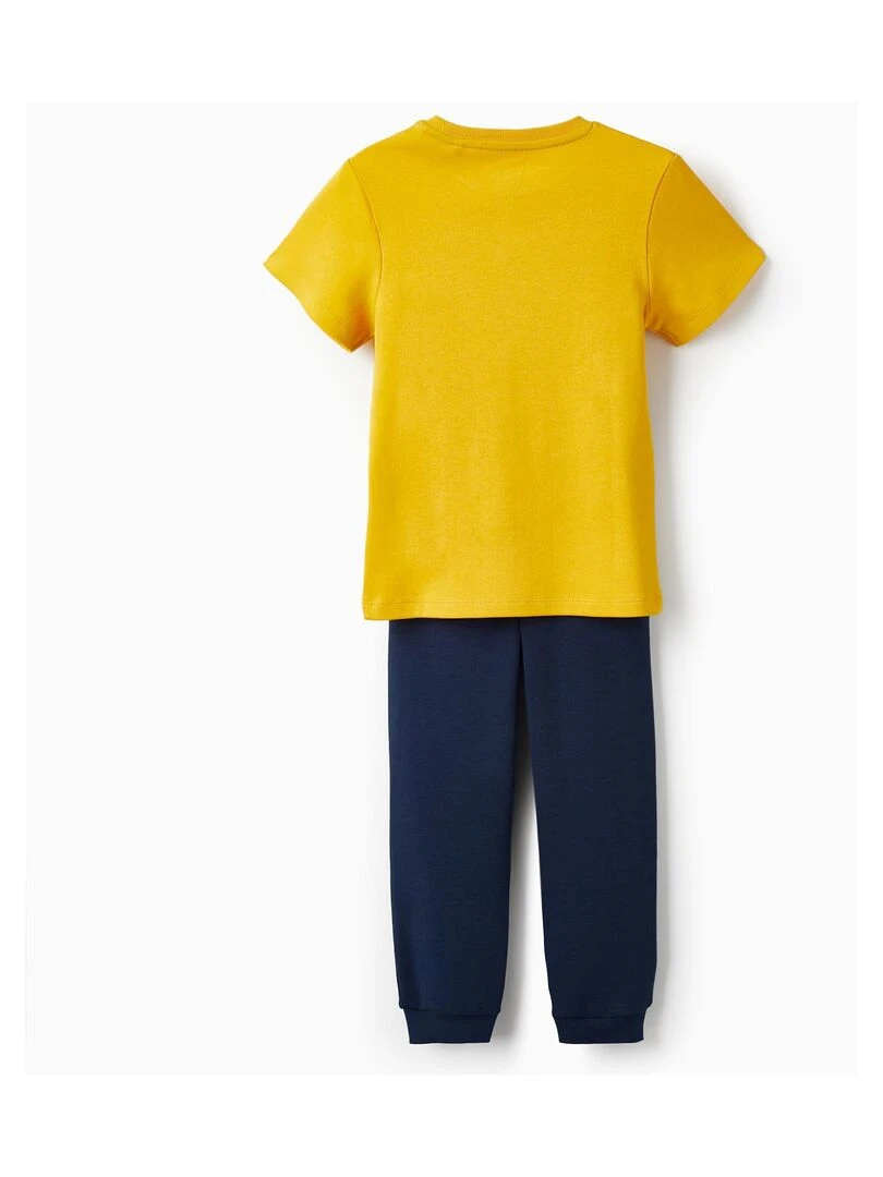 Pyjama à manches courtes pour garçon 'One More Spin' manches courtes OUT OF THIS WORLD Jaune