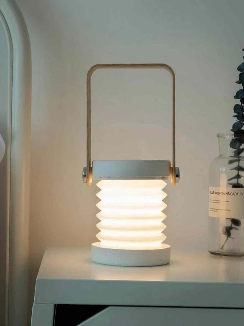 Lanterne veilleuse portable LED Beige clair