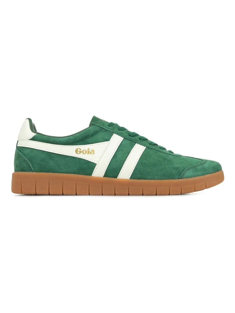 Baskets Gola Hurricane Suede Vert