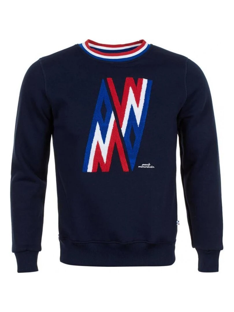 Sweat homme CONTAMINE PEAK MOUNTAIN Bleu marine