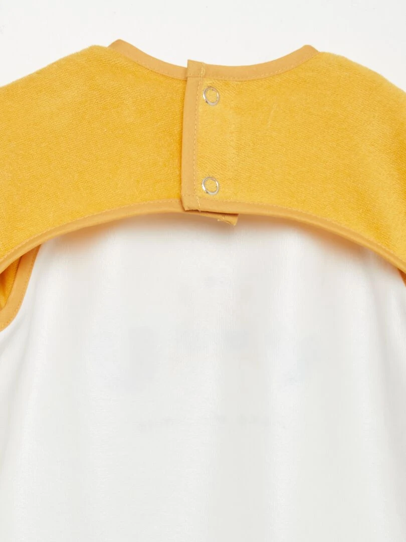 Bavoir tablier éponge   Jaune