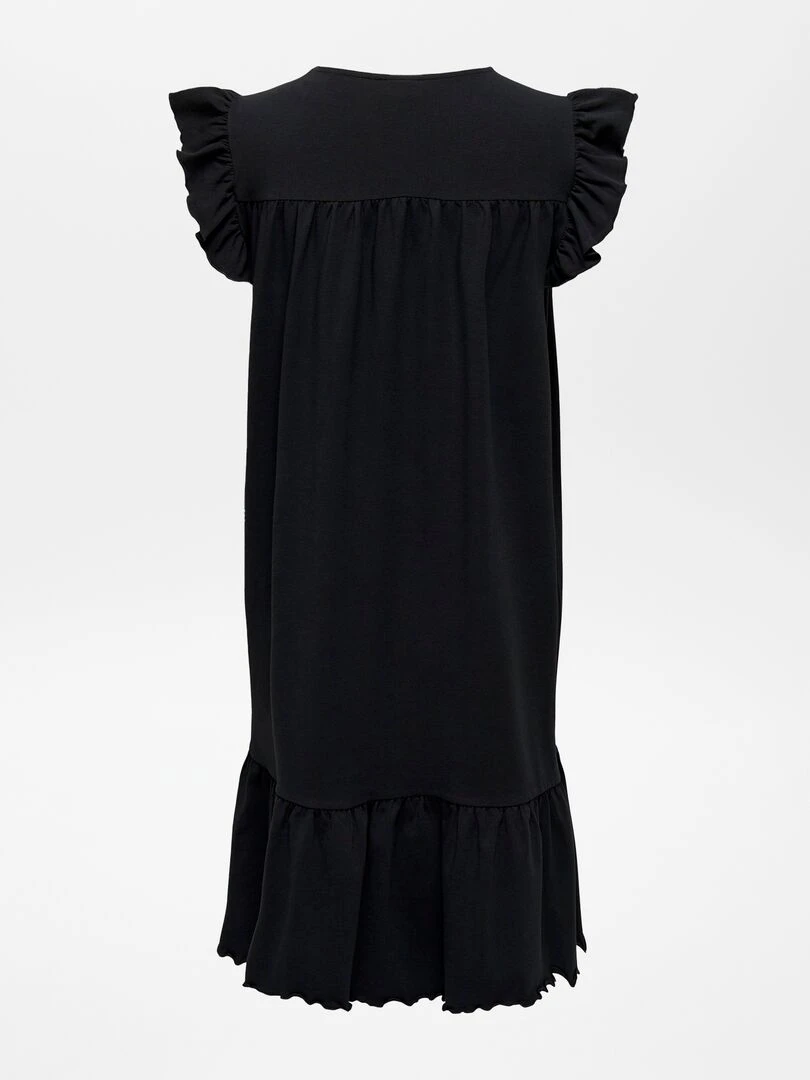 Robe de grossesse à volants   Only Maternity   noir