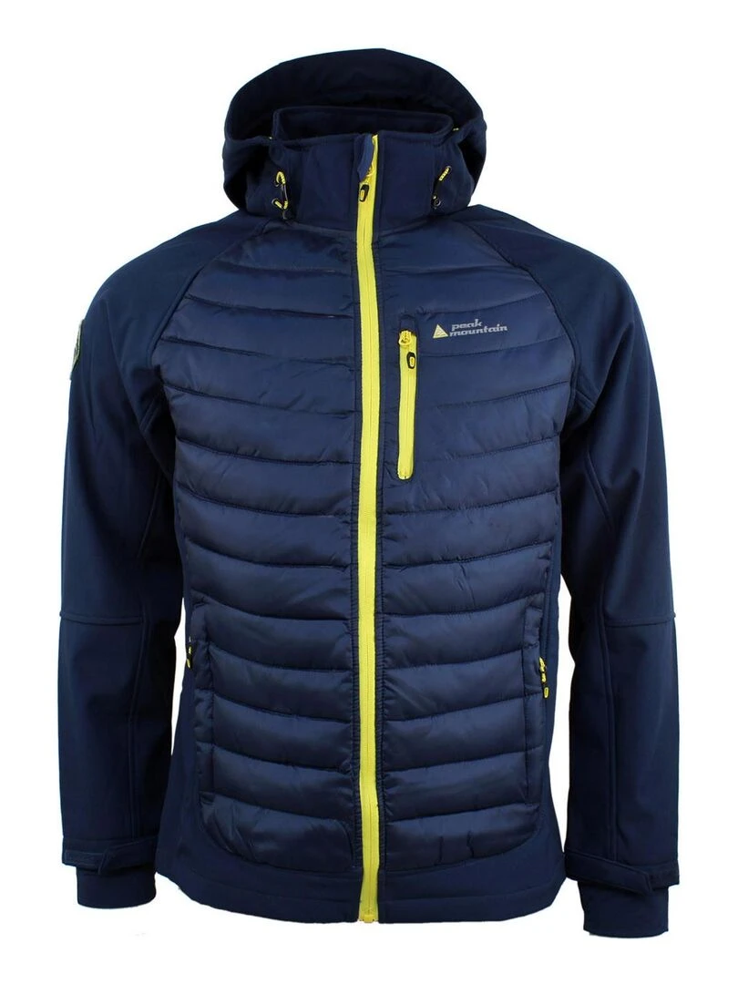 Blouson softshell homme CAPASO PEAK MOUNTAIN Bleu