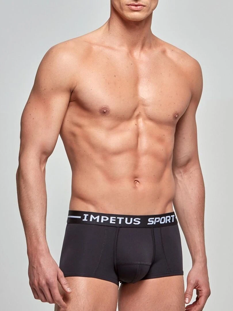 Boxer court sport anti transpiration Ergonomic Noir