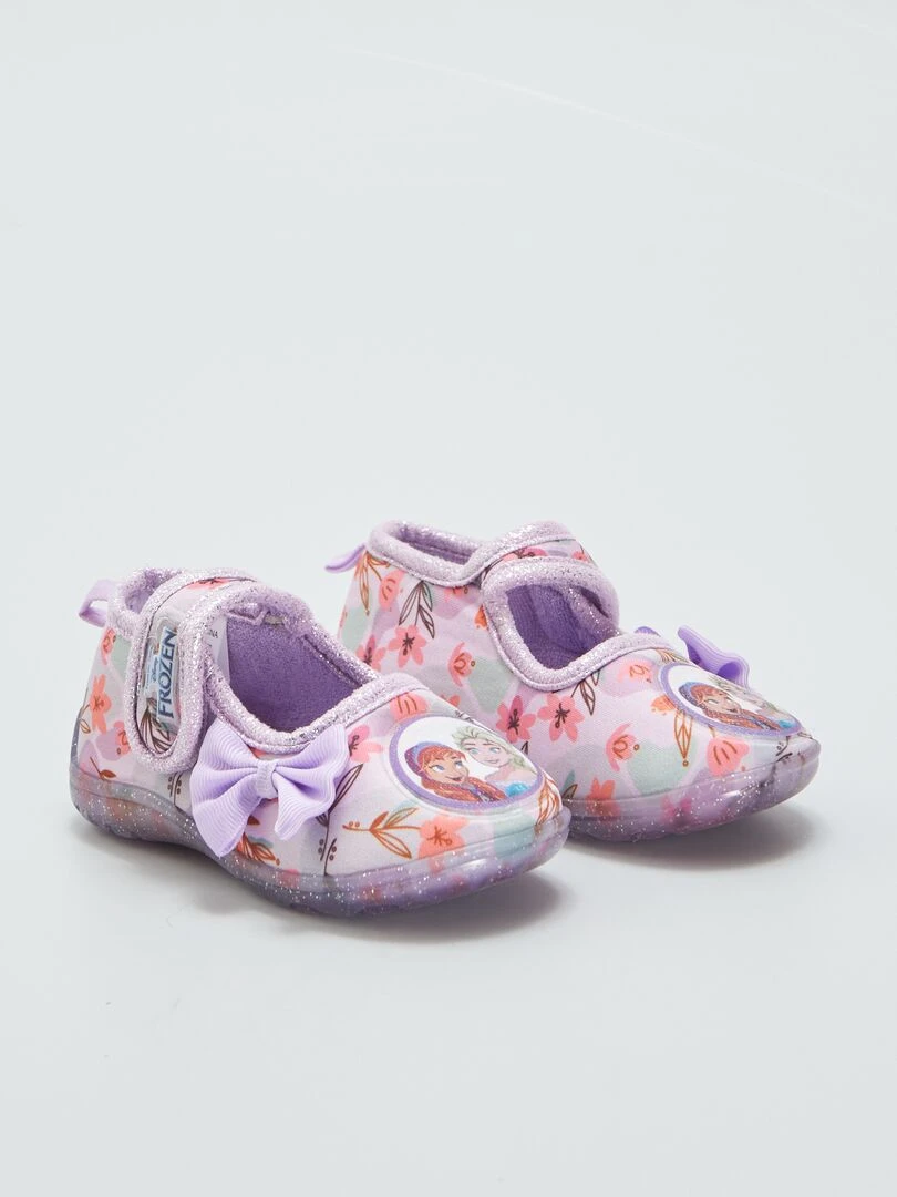 Chaussons 'Reine des Neiges' Violet