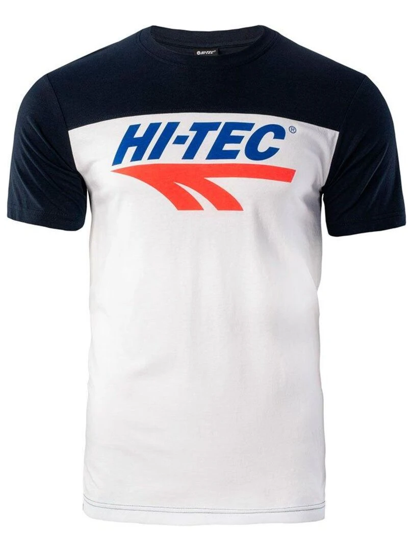 Hi Tec T shirt RETRO Blanc Bleu