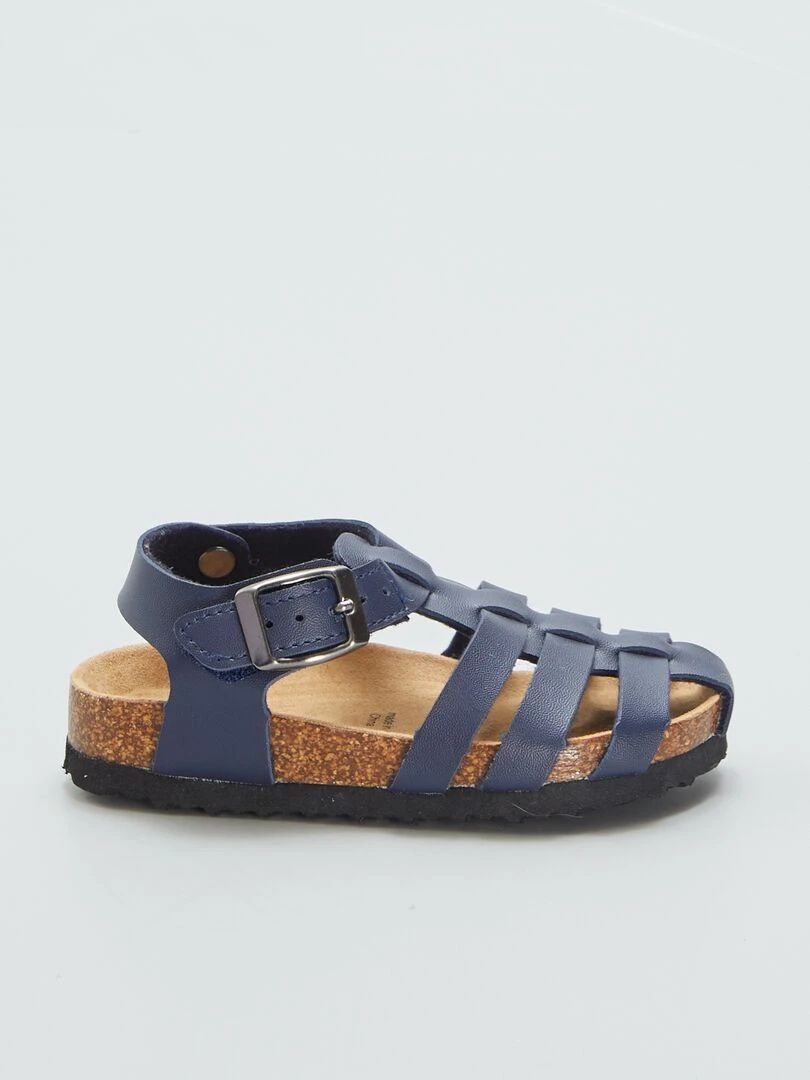 Sandales à plusieurs brides Bleu