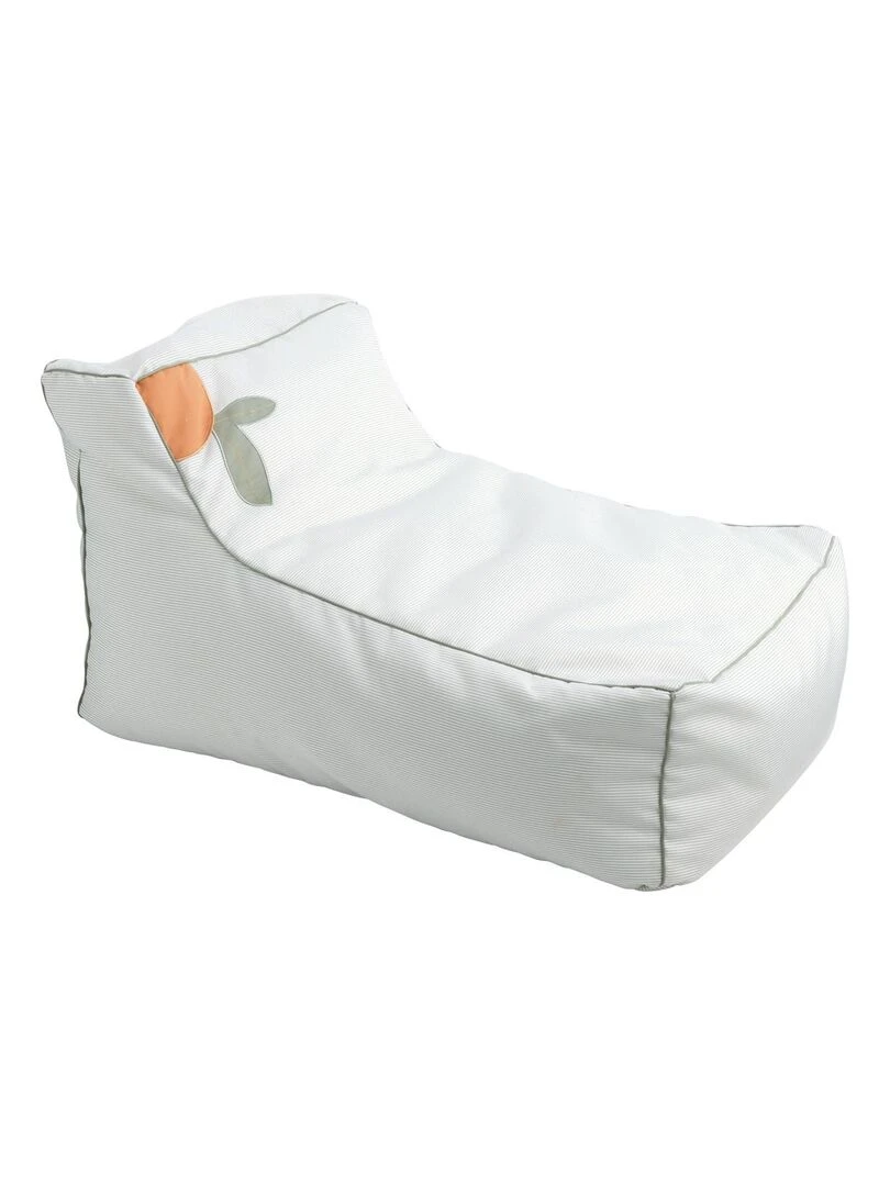 Fauteuil pouf 75x45cm en polyester Vert tilleul SAUTHON Vert tilleul