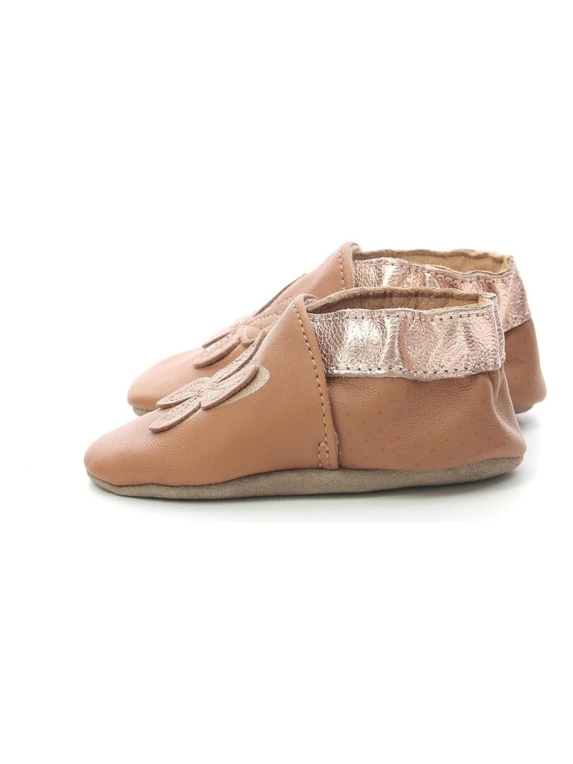 Chaussons Cuir Fly In The Wind   Marron