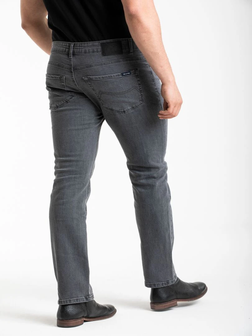 Jeans de travail coupe droite confort denim stretch gris WORK11 'Rica Lewis' Gris