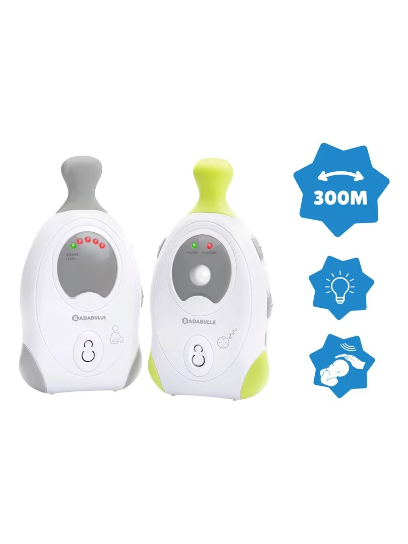 Babyphone Audio 300m 'badabulle'   Blanc