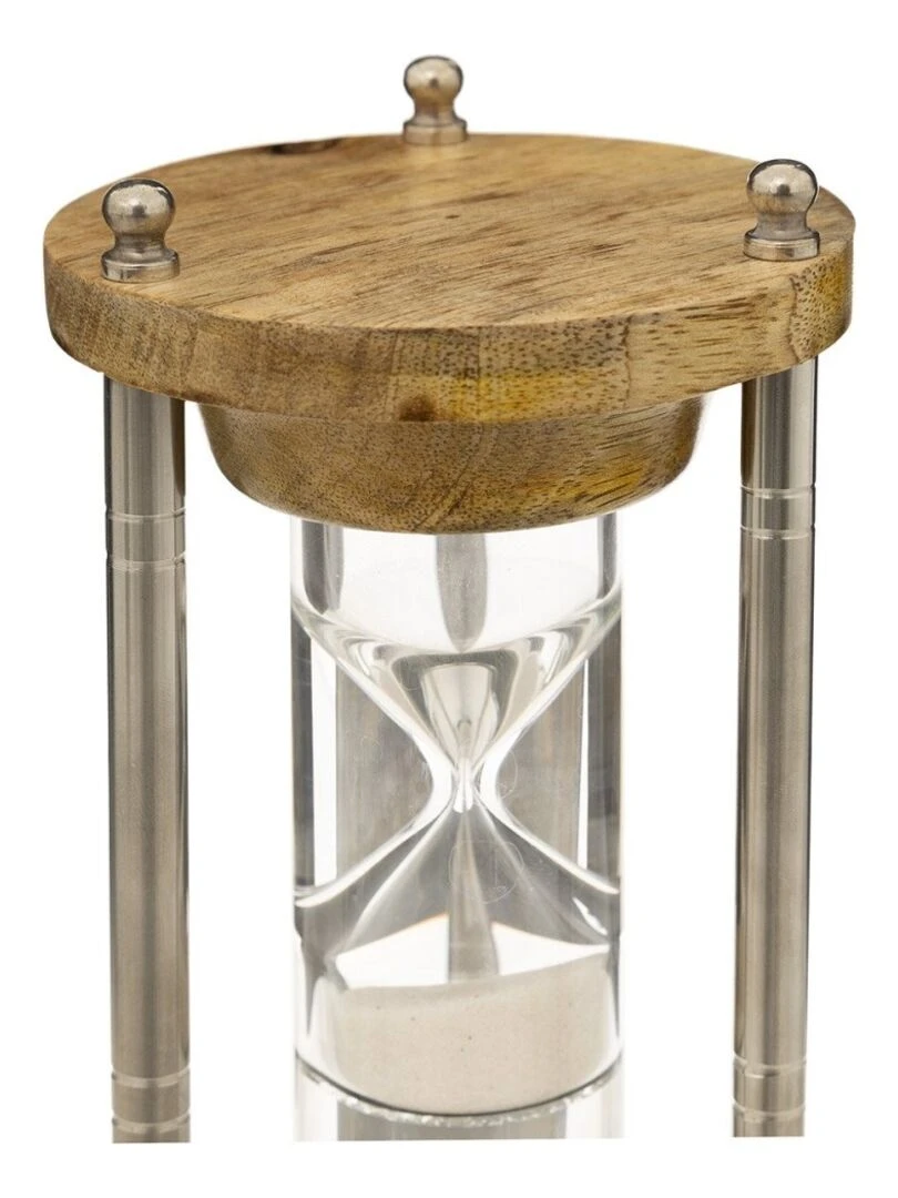 Sablier bois Rana H25 Beige