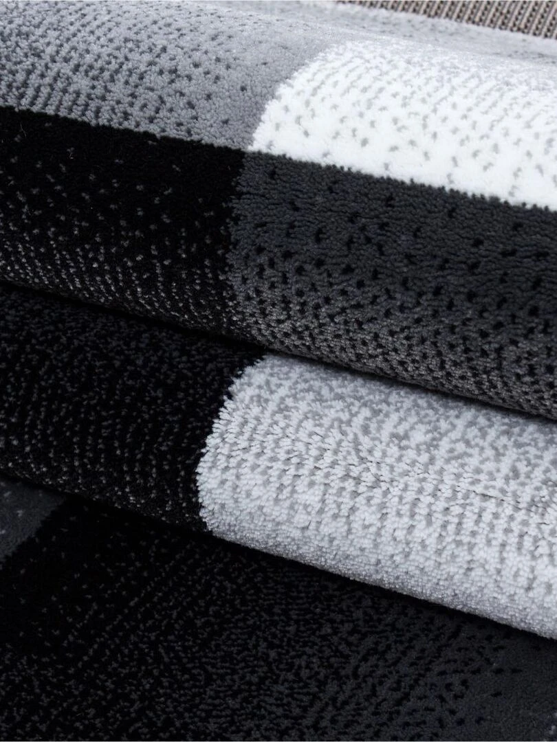 Tapis salon FLORINA OEKO TEX®   Noir
