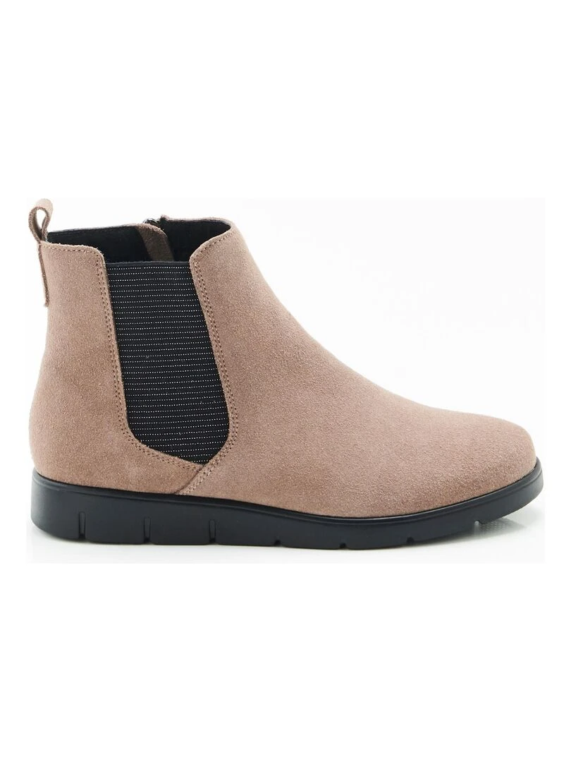 Boots chelsea brillantes Amortyl   Damart   Taupe