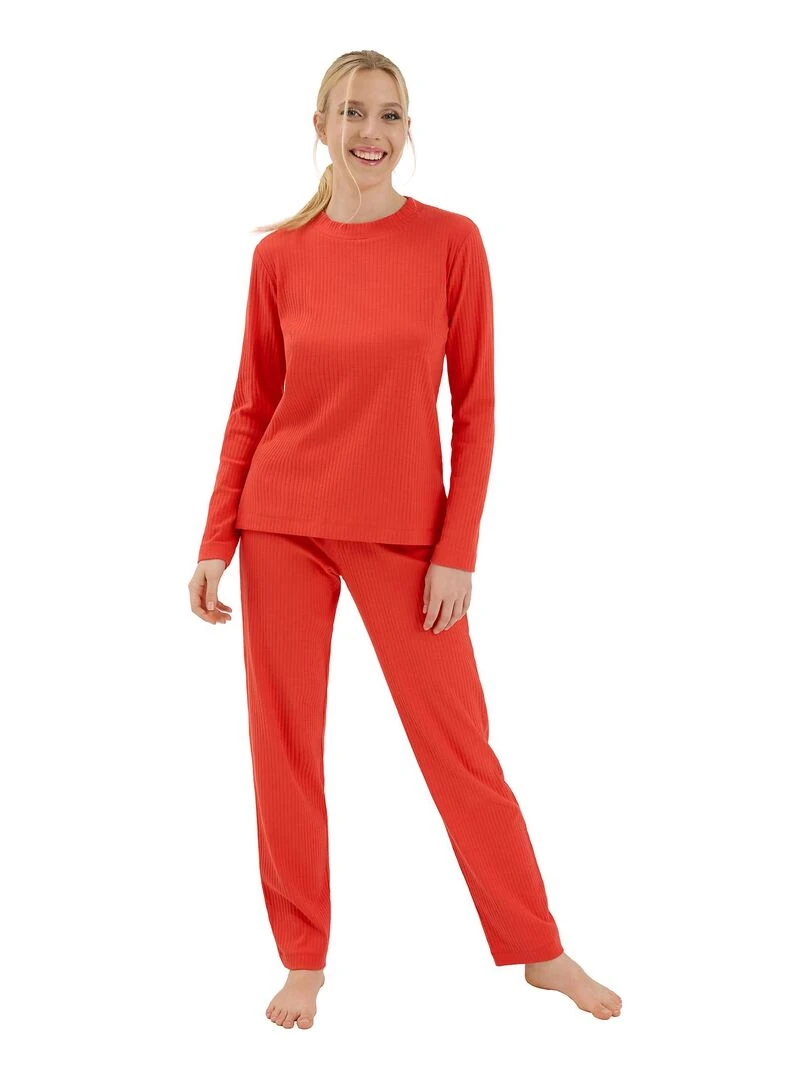 Bas pyjama pantalon long Lucky   Orange