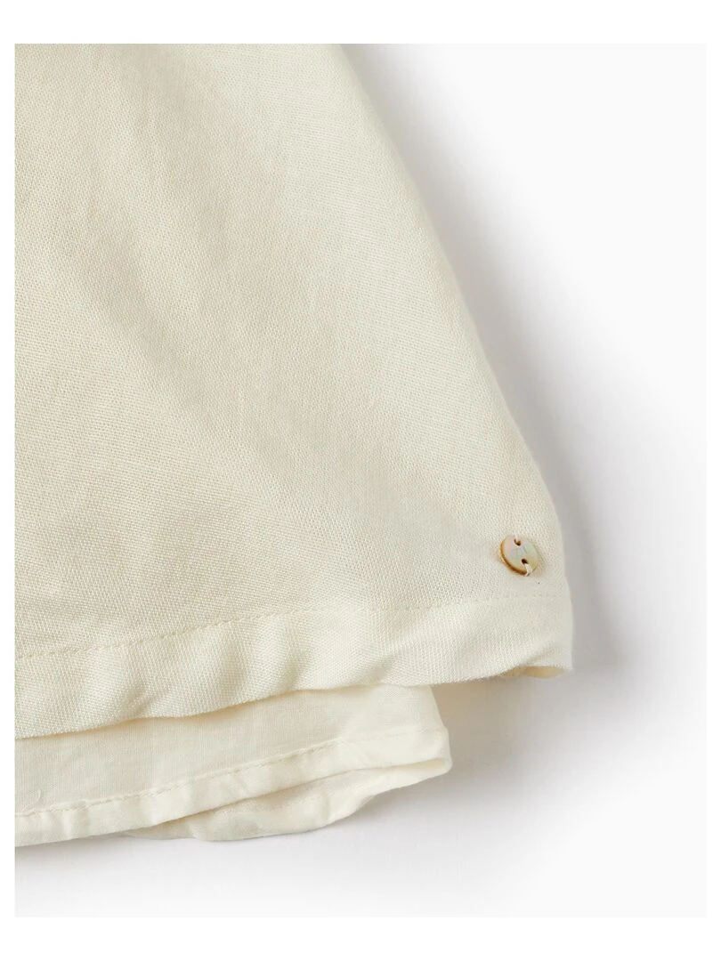Robe avec Effet Épaules Découvertes pour Fille manches courtes MATISSE   Blanc