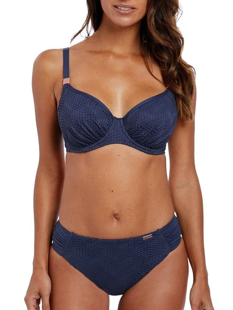 Haut de maillot de bain emboîtant à armatures Marseille Bleu