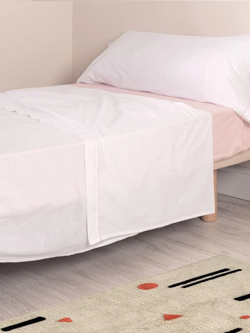 Couette toutes saisons 120 + 250 gr Basic "Happyfriday"   Blanc