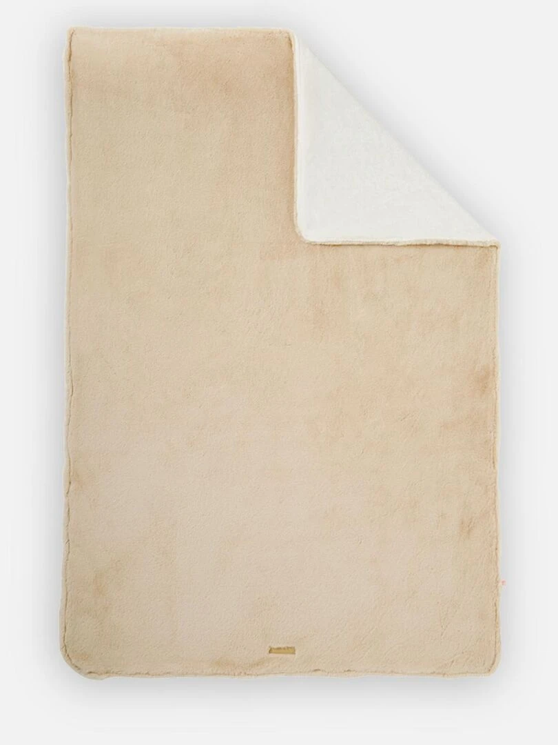 Couverture 140 x 200cm longs poils Noukie's Blanc