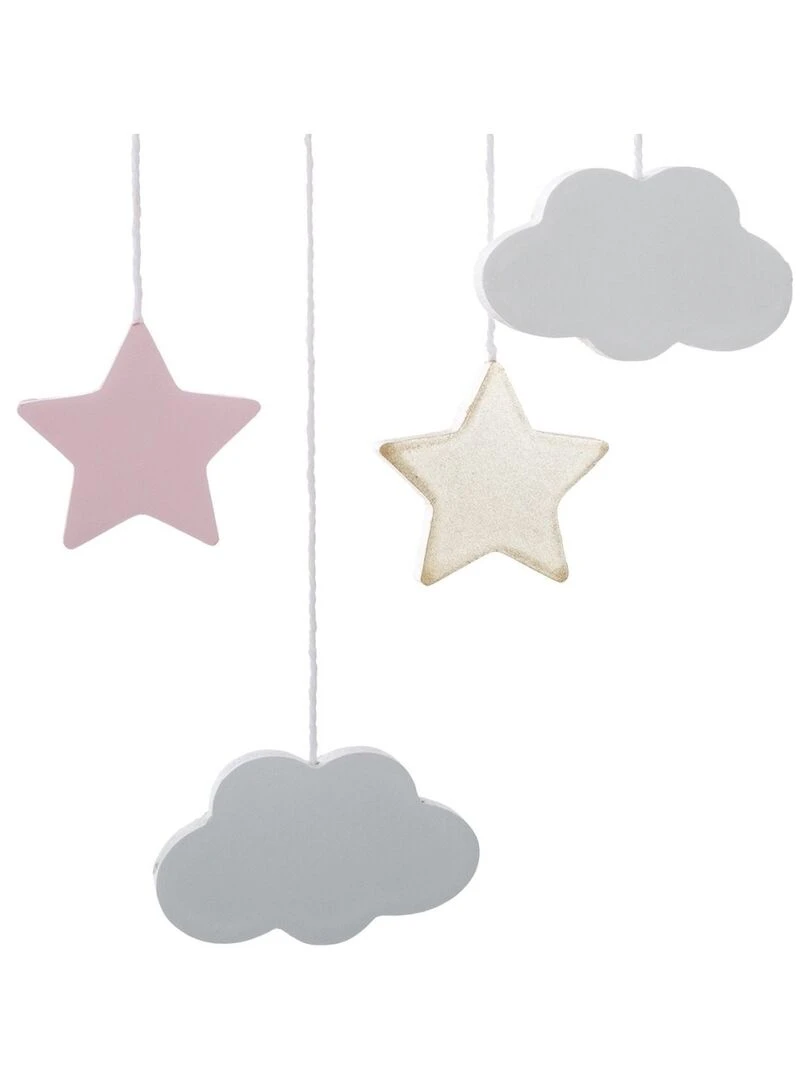 Suspension Lune rose Rose