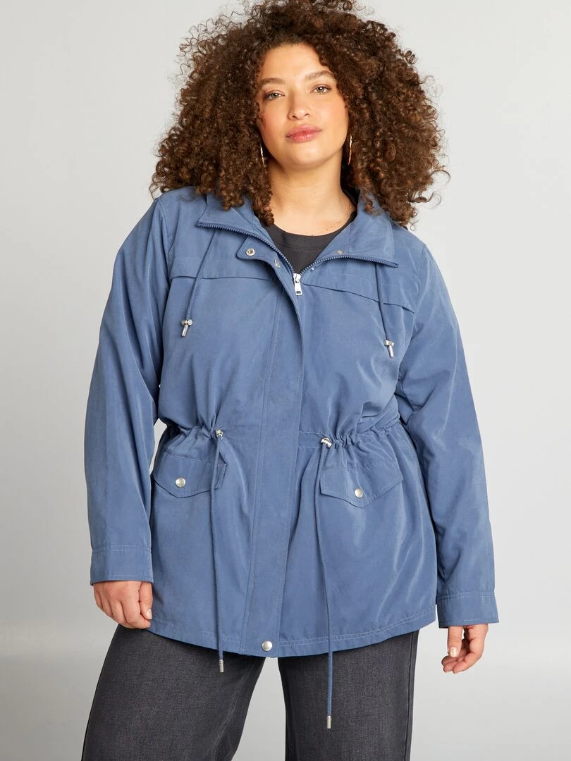 Veste de pluie 'Only Carmakoma'   Bleu