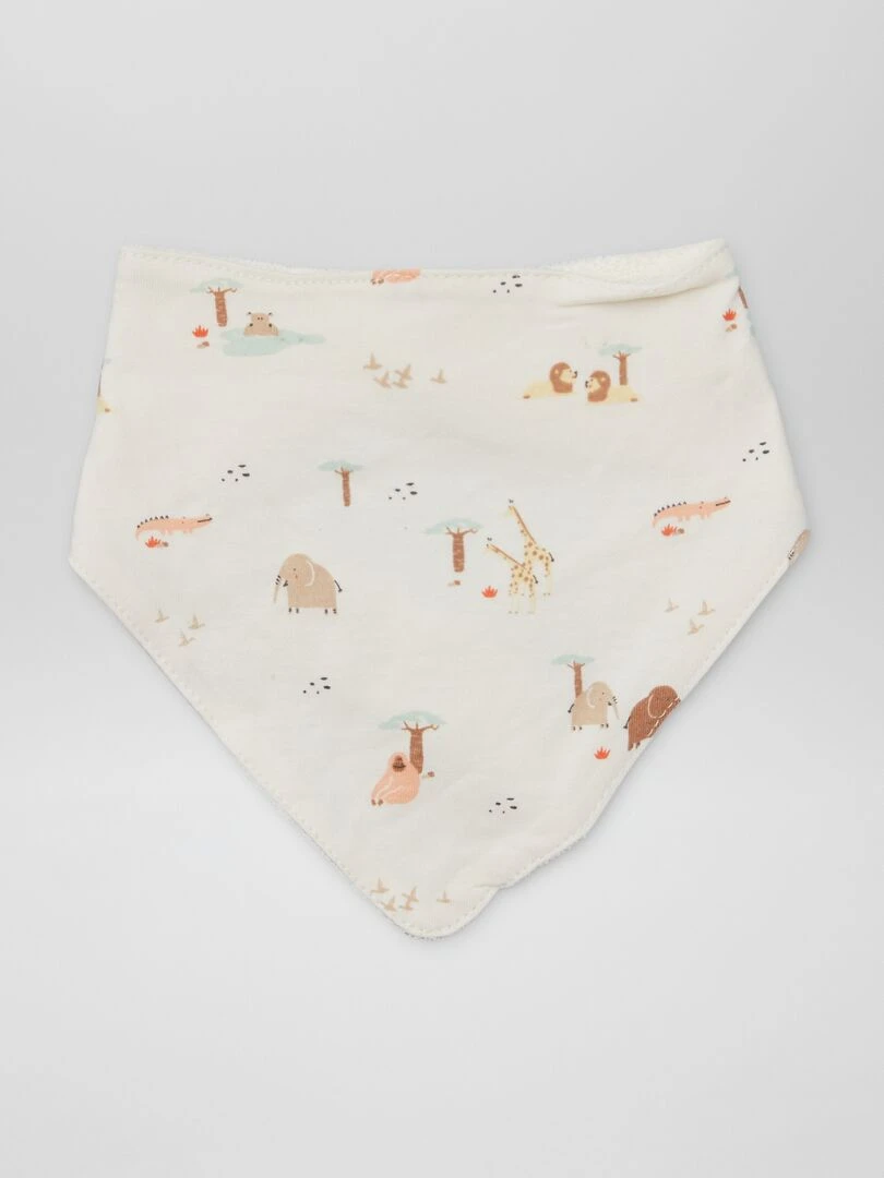 Lot de 3 bavoirs   Beige