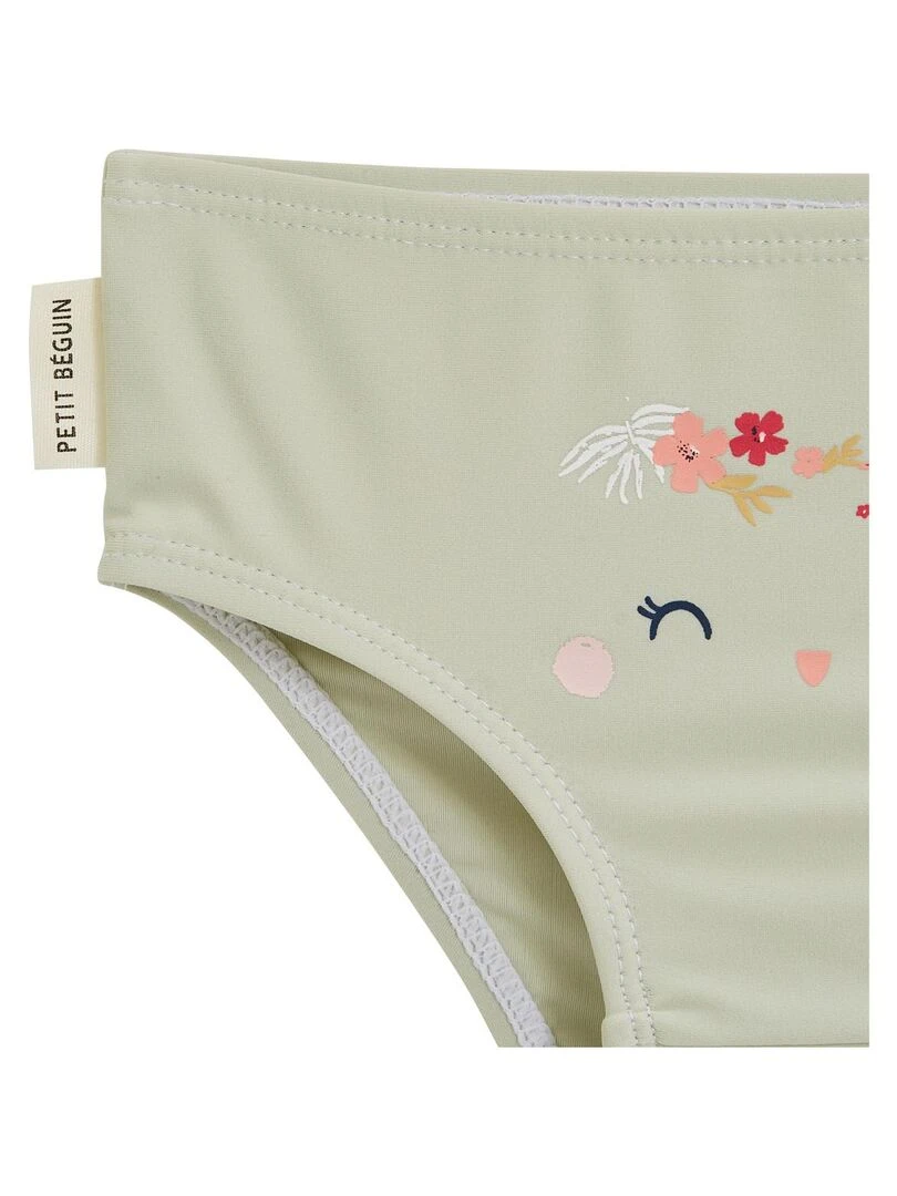 Maillot de bain bébé 2 pièces t shirt de protection UV & culotte Paradise   Rose