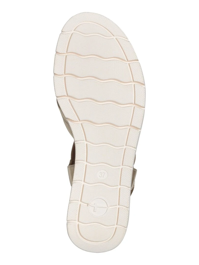 Sandales Cuir Tamaris   Gris clair
