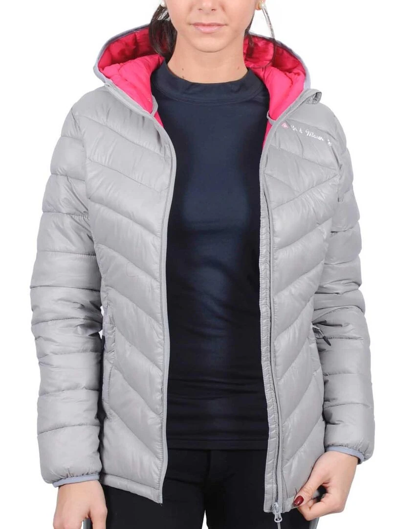 Doudoune fine fille GANSEO   PEAK MOUNTAIN   Gris