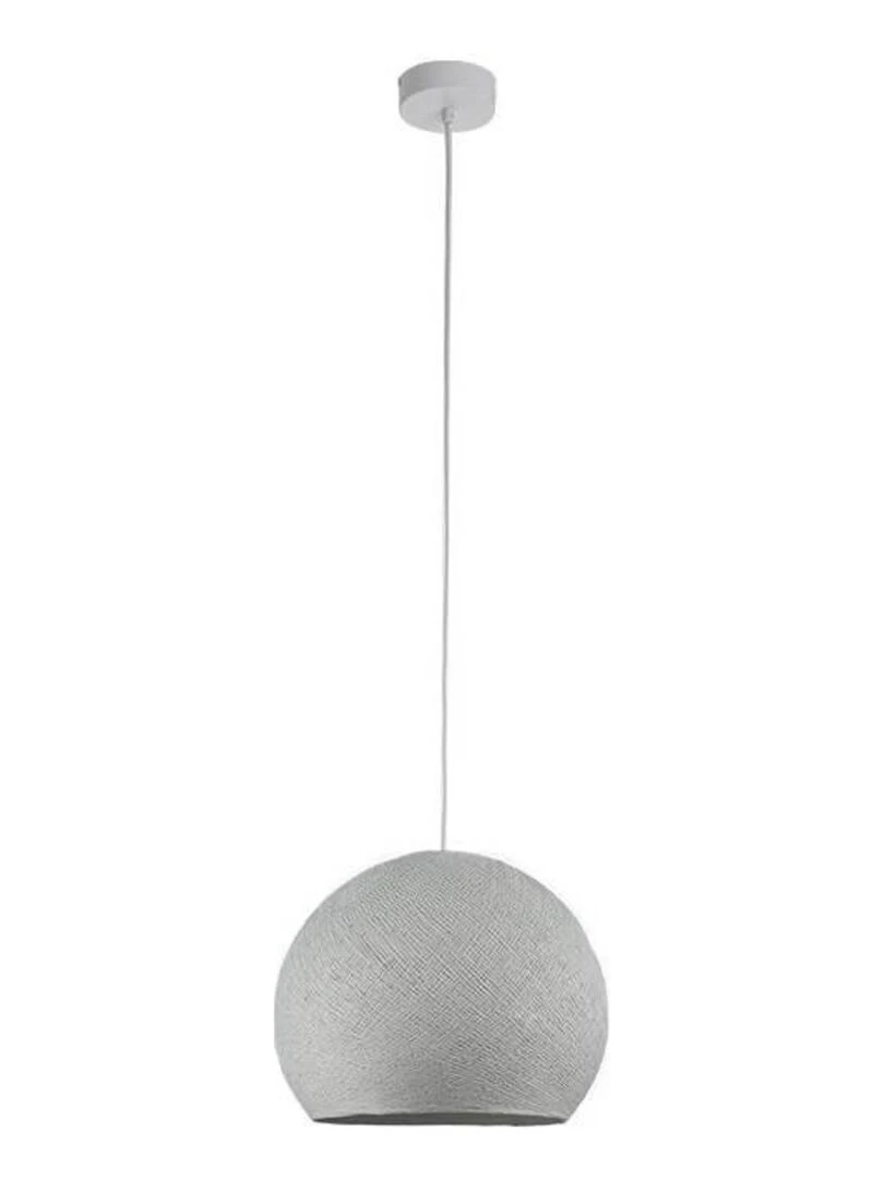 Suspension simple Coupole S Gris perle