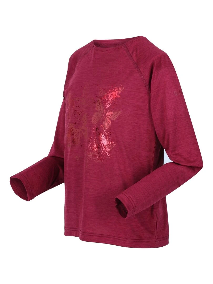 Regatta   T shirt BURNLEE   Rouge foncé