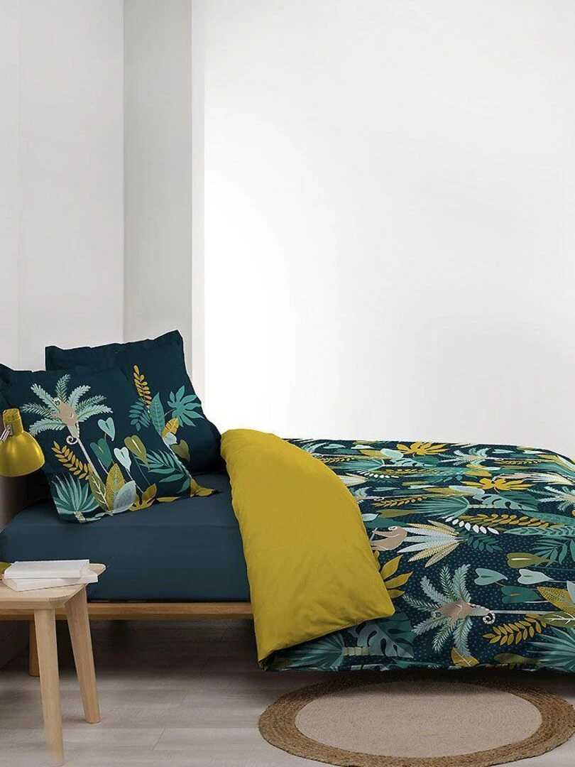 Housse de couette + 2 taies d'oreiller Guinea   Vert