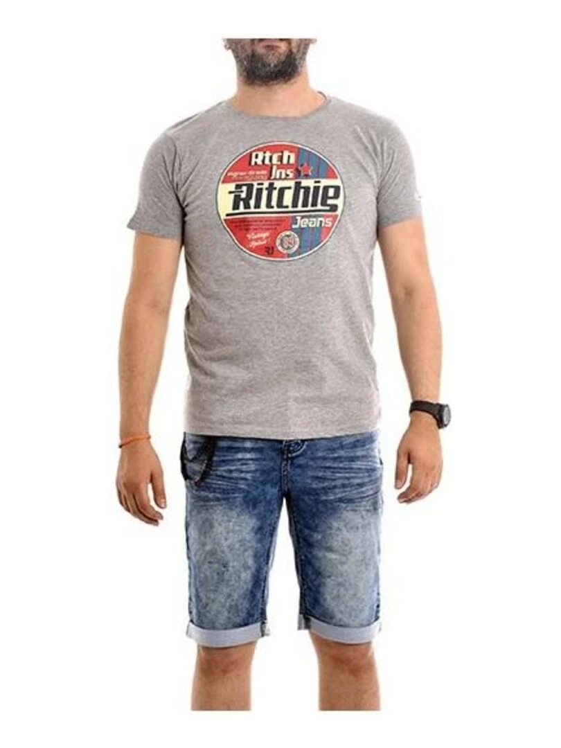 T shirt pur coton organique NAGEL Gris