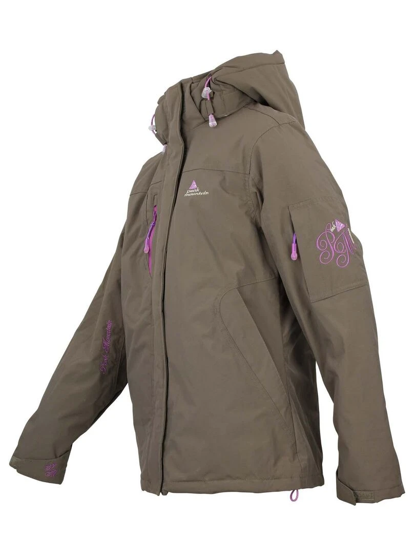 Parka de ski femme ADIKA   Gris taupe