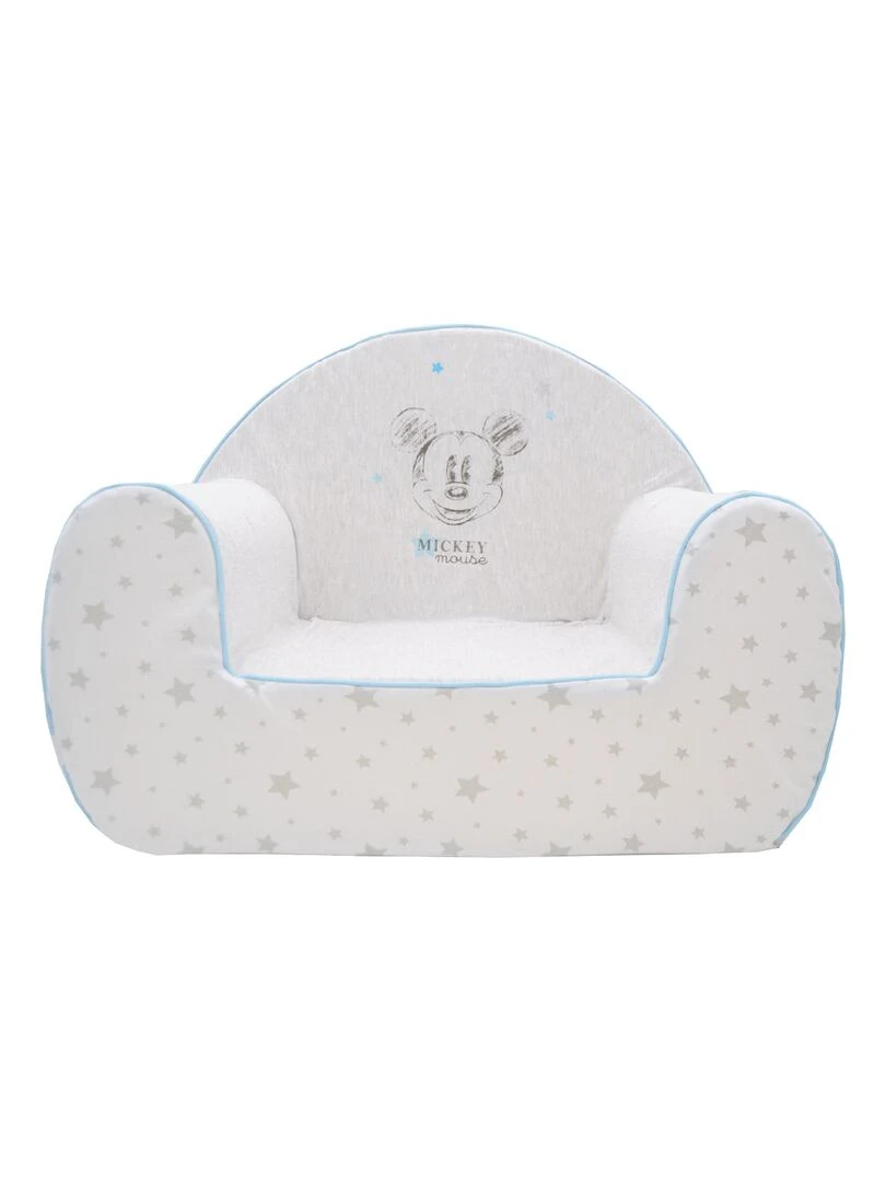 Fauteuil club déhoussable Mickey Douce Nuit 12 mois Gris