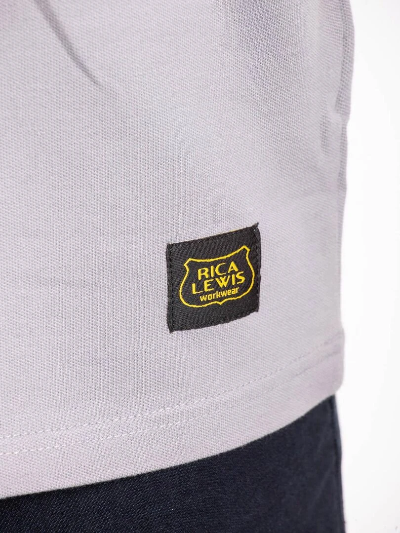 Polo stretch renforcé WORKPOL 'Rica Lewis'   Gris