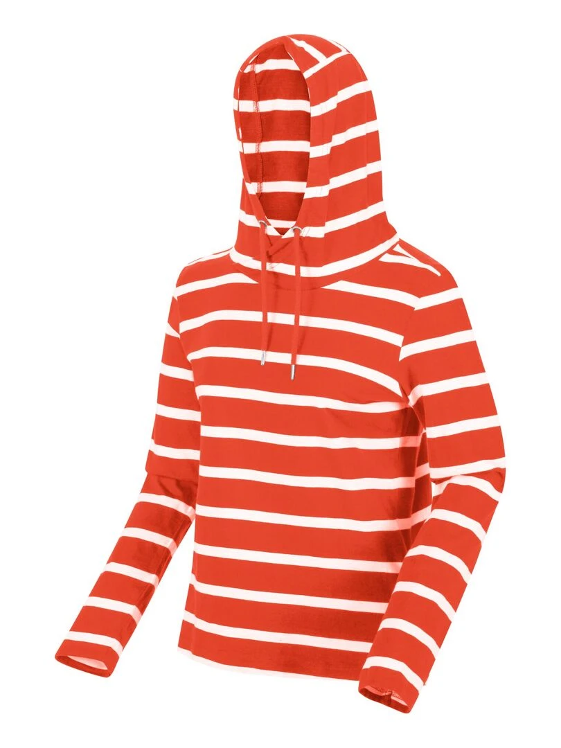 Regatta   Sweat à capuche MAELYS   Blanc Rouge