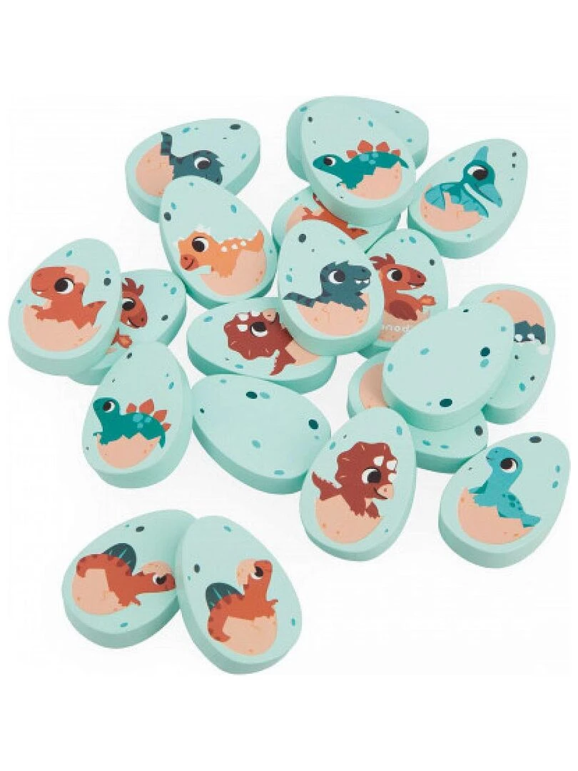 Memo Dino jeu en bois pour tout petit N/A