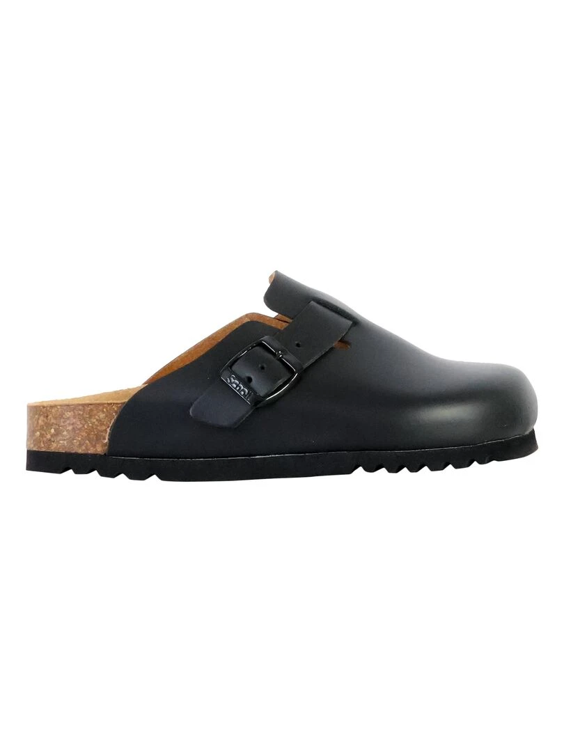 Sabots Cuir Scholl Fae Noir