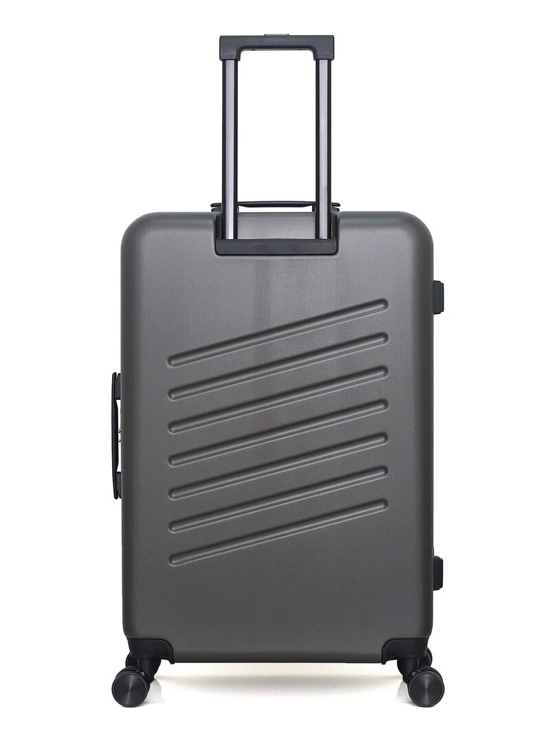 SWISS KOPPER   VALISE GRAND FORMAT ABS ZURICH 4 ROUES 75 CM   Gris foncé